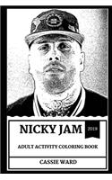 Nicky Jam Adult Activity Coloring Book