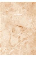 Marble Notebook: Yellow Orange Marble Composition Book Journal Diary For Notes For Kids Teens School Girls Boys