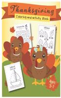 Thanksgiving Coloring and Activity Book ages 3-7