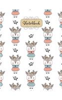 Sketchbook: Little Deers Kawaii Sketchbook for Girls: 110 Pages of 8.5"x 11" Blank Paper for Drawing, Doodling or Sketching (Sketchbooks For Kids)(1 Little Deers Kawaii Sketchbook)