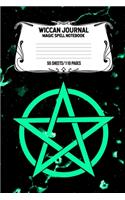 Wiccan Journal Magic Spell Notebook 55 Sheets/110 Pages