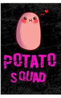 Potato Squad: Blank Lined Journal - Funny Potato Gifts, Journals for Millenials