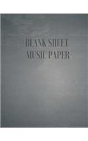 Blank Sheet Music Paper: 8.5 x 11 blank sheet music paper for composing your own music from anywhere