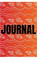 Paisley Background Lined Writing Journal Vol. 10