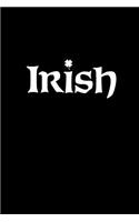 Irish: Blank Lined Journal