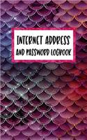 Internet Address And Password Logbook