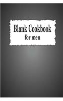 Blank Cookbook for men: Spiral Recipe Journal Book Organizer For Groom, Family Cookbook, Kids, Men, Woman. Write in your favorite recipe such as Party food, Appetizer, Dess(3 Personalized Recipe Book Diary)