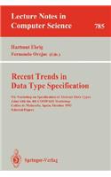 Recent Trends in Data Type Specification