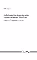 Einfluss Der Eigentumerstruktur Auf Das Innovationsverhalten Von Unternehmen: Analyse Von Wirkungszusammenhangen