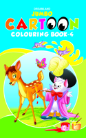 Jumbo Cartoon Colouring Book: Book 4
