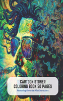 Cartoon Stoner Coloring Book 50 Pages