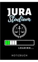 Jura Studium Loading... Notizbuch
