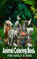 Animal Coloring Book For Adults And Kids