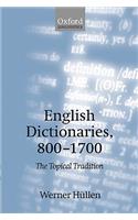 English Dictionaries 800-1700