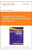 ICD-10-CM/PCs Coding: Theory and Practice, 2016 Edition - Elsevier eBook on Vitalsource (Retail Access Card): ICD-10-CM/PCs Coding: Theory and Practice, 2016 Edition - Elsevier eBook on Vitalsource (Retail Access Card)