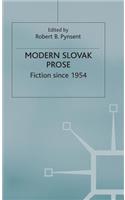Modern Slovak Prose