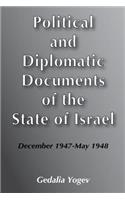 Political and Diplomatic Documents of the State of Israel