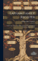 Lapham Family Register