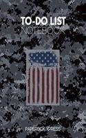 To Do List Notebook: Personal & Business Tasks With Priority Status, Daily To Do List, Checklist Paper Agenda 8.5 x 11 - Air Force Edition