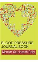 Blood Pressure Journal Book