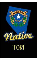 Nevada Native Tori: College Ruled Composition Book