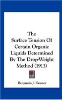 The Surface Tension of Certain Organic Liquids Determined by the Drop-Weight Method (1913)