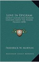 Love In Epigram
