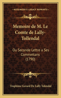 Memoire de M. Le Comte de Lally-Tollendal
