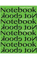 Graph Paper Notebook 120 pages with 1 cm squares