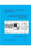 Polinomios Algebraicos y Geometricos (Productos Notables Planos y Factorizacion)