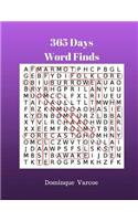 365 Days Word Finds: For Adult Large Print Word Search Puzzles Books