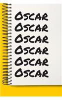 Name Oscar A beautiful personalized: Lined Notebook / Journal Gift, Notebook for Oscar,120 Pages, 6 x 9 inches, Gift For Oscar, Personal Diary, Oscar, Personalized Journal, Family Noteb