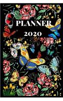 2020 Planner: Journal Notebook butterflies