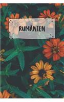 Rumänien: Liniertes Reisetagebuch Notizbuch oder Reise Notizheft liniert - Reisen Journal für Männer und Frauen mit Linien