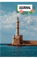 Lighthouse Sea Mood Clouds Journal