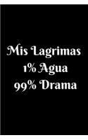 Mis Lagrimas 1% Agua 99% Drama