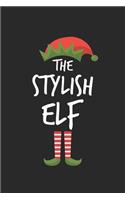 Funny Stylish Elf Christmas Notebook Gift