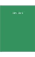 Notebook: Unruled Notebook Journals for Travelers - 100 Pages 8.5x11 Inch Unlined Notebook for Nurse, Plain Writing Notebook for Men and Women, Minimal Design
