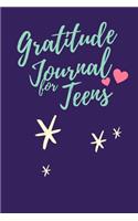 Gratitude Journal For Teens Girls / Thankfulness Tracker
