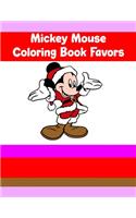 Mickey Mouse Coloring Book Favors