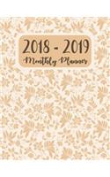 2018 - 2019 Monthly Planner