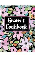 Gram's Cookbook Black Wildflower Edition