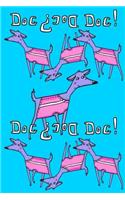 Journal Notebook For Dog Lovers, Purple Dogs in a Row 2: Blank Journal To Write In, Unlined For Journaling, Writing, Planning and Doodling, For Women, Men, Kids, 160 Pages, Easy To Carry Size.(77 Wagworthy Plain)