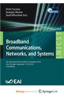 Broadband Communications, Networks, and Systems