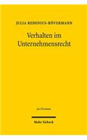 Verhalten im Unternehmensrecht
