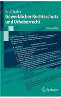 Gewerblicher Rechtsschutz Und Urheberrecht