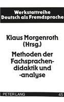 Methoden Der Fachsprachendidaktik Und -Analyse