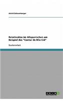 Relativsätze im Altspanischen am Beispiel des Cantar de Mio Cid