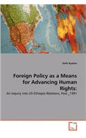 Foreign Policy as a Means for Advancing Human Rights