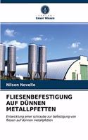 Fliesenbefestigung Auf Dünnen Metallpfetten